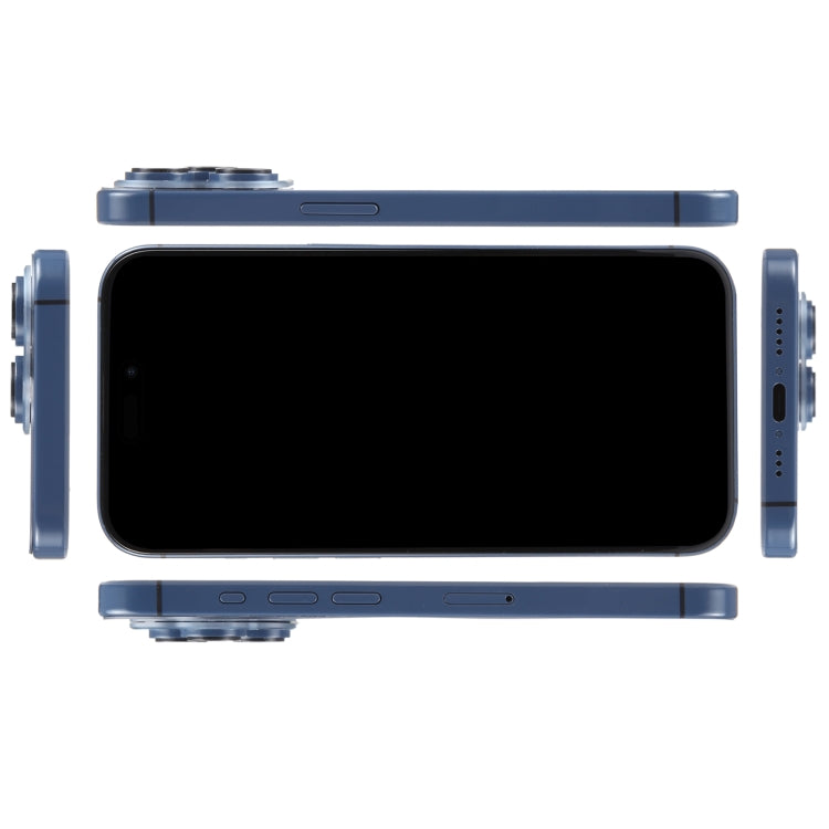 For iPhone 15 Pro Black Screen Non-Working Fake Dummy Display Model (Blue Titanium) - For iPhone & iPad by buy2fix | Online Shopping UK | buy2fix
