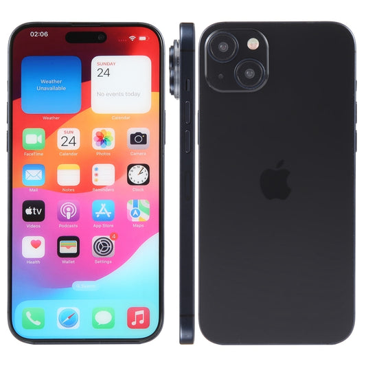For iPhone 15 Color Screen Non-Working Fake Dummy Display Model (Black) - For iPhone & iPad by buy2fix | Online Shopping UK | buy2fix