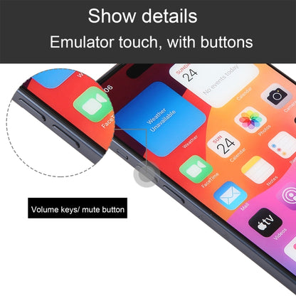 For iPhone 15 Color Screen Non-Working Fake Dummy Display Model (Black) - For iPhone & iPad by buy2fix | Online Shopping UK | buy2fix