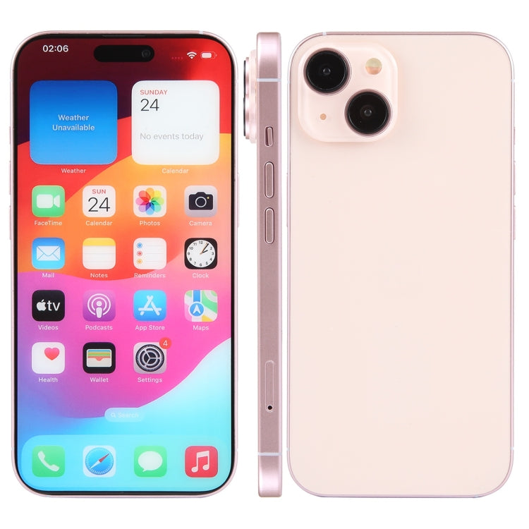 For iPhone 15 Color Screen Non-Working Fake Dummy Display Model (Pink) - For iPhone & iPad by buy2fix | Online Shopping UK | buy2fix