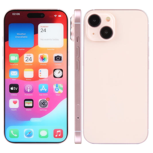 For iPhone 15 Color Screen Non-Working Fake Dummy Display Model (Pink) - For iPhone & iPad by buy2fix | Online Shopping UK | buy2fix