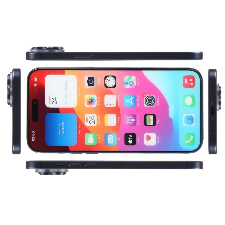 For iPhone 15 Plus Color Screen Non-Working Fake Dummy Display Model (Black) - For iPhone & iPad by buy2fix | Online Shopping UK | buy2fix
