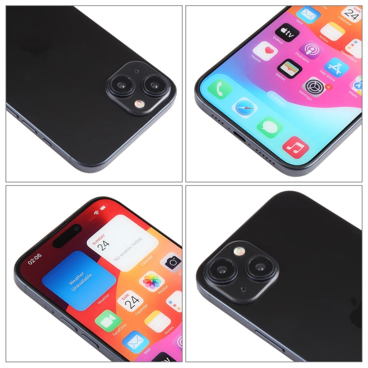 For iPhone 15 Plus Color Screen Non-Working Fake Dummy Display Model (Black) - For iPhone & iPad by buy2fix | Online Shopping UK | buy2fix