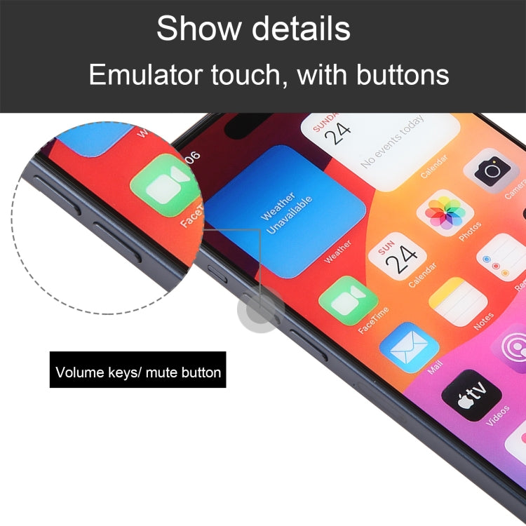 For iPhone 15 Plus Color Screen Non-Working Fake Dummy Display Model (Black) - For iPhone & iPad by buy2fix | Online Shopping UK | buy2fix