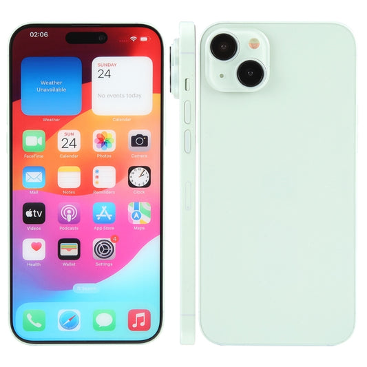 For iPhone 15 Plus Color Screen Non-Working Fake Dummy Display Model (Green) - For iPhone & iPad by buy2fix | Online Shopping UK | buy2fix