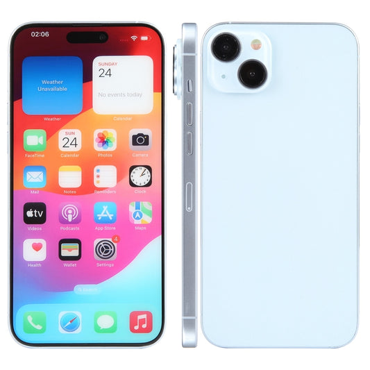 For iPhone 15 Plus Color Screen Non-Working Fake Dummy Display Model (Blue) - For iPhone & iPad by buy2fix | Online Shopping UK | buy2fix