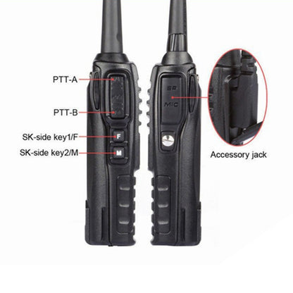 BaoFeng UV-82 5W Dual Band Two-Way Radio FM VHF UHF Handheld Walkie Talkie - Handheld Walkie Talkie by BAOFENG | Online Shopping UK | buy2fix
