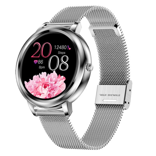1.09 inch IPS Color Screen IP67 Waterproof Smart Watch, Support Sleep Monitoring / Heart Rate Monitoring / Blood Pressure Monitoring / Multi-sports Mode, Style: Steel Strap (Silver) - Smart Watches by buy2fix | Online Shopping UK | buy2fix