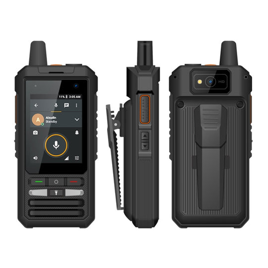 UNIWA F80 Walkie Talkie Rugged Phone, 1GB+8GB, Waterproof Dustproof Shockproof, 5300mAh Battery, 2.4 inch Android 8.1 Qualcomm MSM8909 Quad Core up to 1.1GHz, Network: 4G, Dual SIM, PPT, SOS (Black)