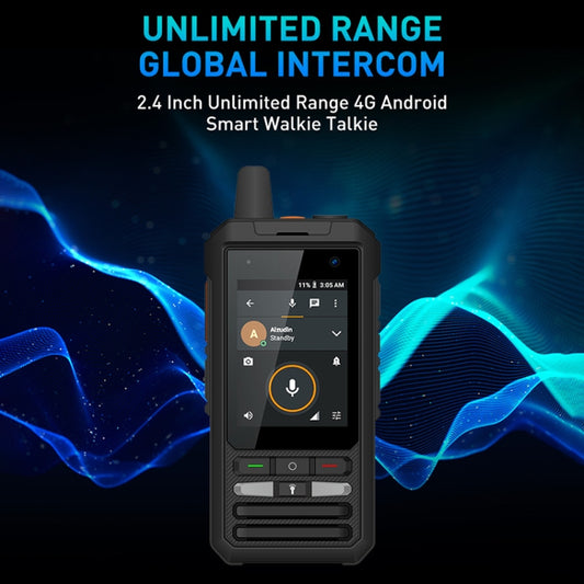 UNIWA F80 Walkie Talkie Rugged Phone, 1GB+8GB, Waterproof Dustproof Shockproof, 5300mAh Battery, 2.4 inch Android 8.1 Qualcomm MSM8909 Quad Core up to 1.1GHz, Network: 4G, Dual SIM, PPT, SOS (Black) - UNIWA by UNIWA | Online Shopping UK | buy2fix