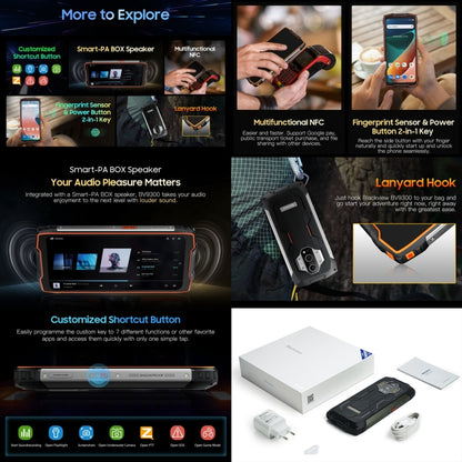 Blackview BV9300 Rugged Phone, 12GB+256GB - Blackview by Blackview | Online Shopping UK | buy2fix