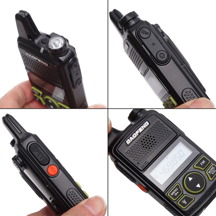 BaoFeng BF-T1 Single Band Radio Handheld Walkie Talkie, EU Plug - Handheld Walkie Talkie by BAOFENG | Online Shopping UK | buy2fix
