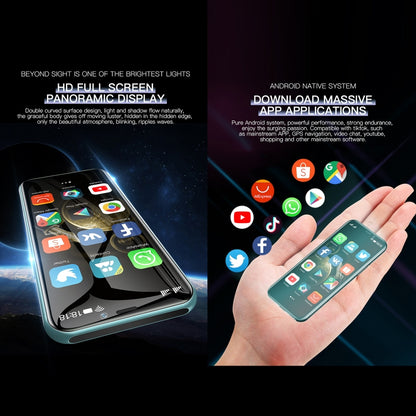SOYES S10H, 3GB+64GB, Face Identification, 3.46 inch Android 9.0 MTK6739CW Quad Core up to 1.28GHz, Dual SIM, Bluetooth, WiFi, GPS, Network: 4G(Emerald) by SOYES