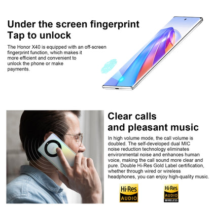 Honor X40 5G RMO-AN00, 50MP Cameras, 8GB+128GB, China Version - Honor by HONOR | Online Shopping UK | buy2fix