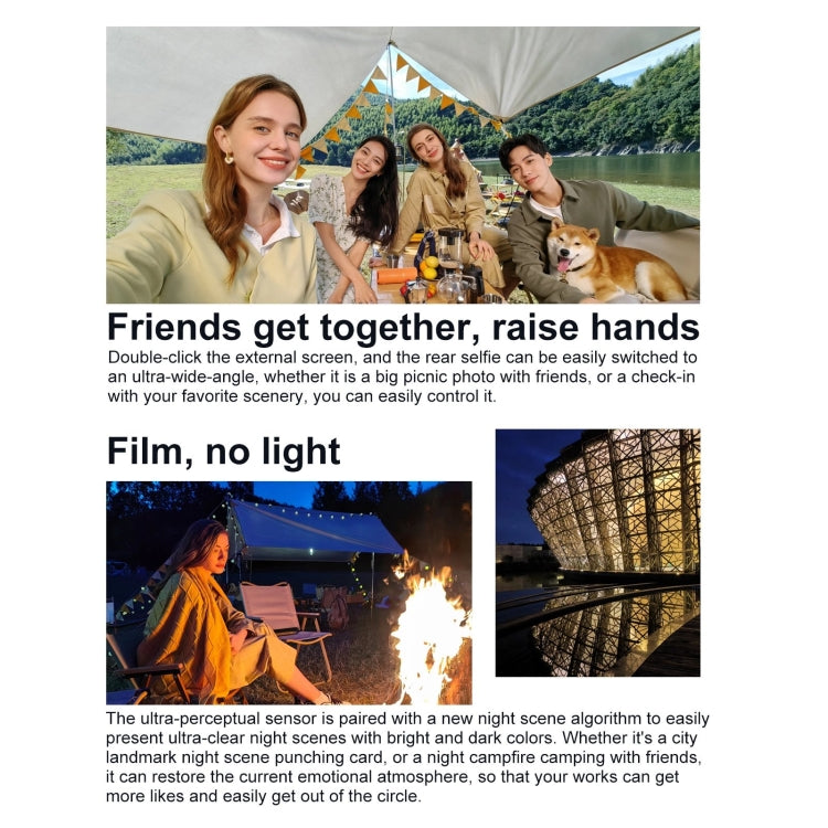 HUAWEI Pocket S 128GB BAL-AL60, 40MP Camera, China Version, Dual Back Cameras, Side Fingerprint Identification, 6.9 inch + 1.04 inch HarmonyOS 3.0 Snapdragon 778G Octa Core up to 2.42GHz, Network: 4G, OTG, NFC, Not Support Google Play(Silver) by Huawei