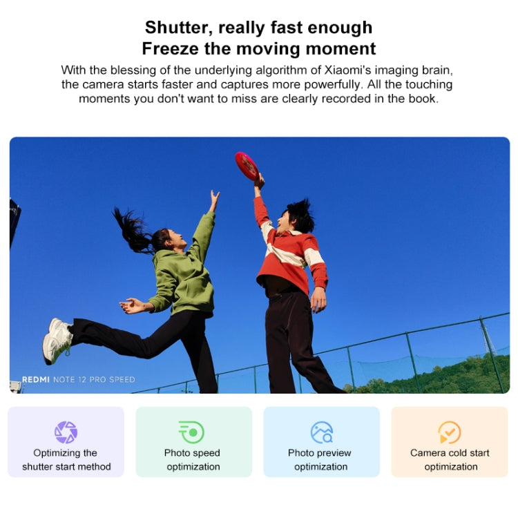 Xiaomi Redmi Note 12 Pro Speed 5G, 108MP Camera, 8GB+256GB, Triple Back Cameras, 5000mAh Battery, 6.67 inch MIUI 14 Snapdragon 778G Octa Core up to 2.4GHz, Network: 5G, Dual SIM, NFC, IR (Black) by Xiaomi