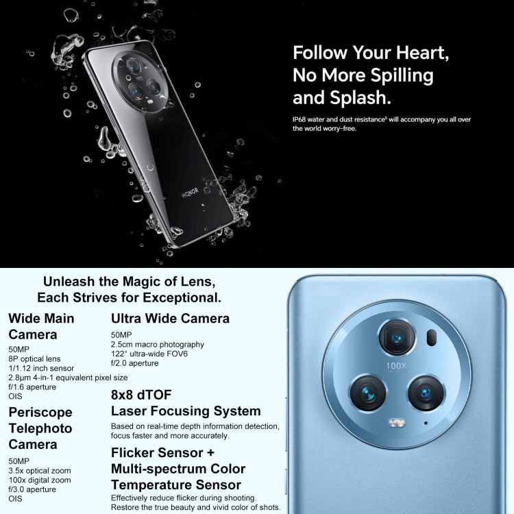 Honor Magic5 Pro 5G PGT-AN10, 50MP Camera, 16GB+512GB, China Version - Honor by HONOR | Online Shopping UK | buy2fix