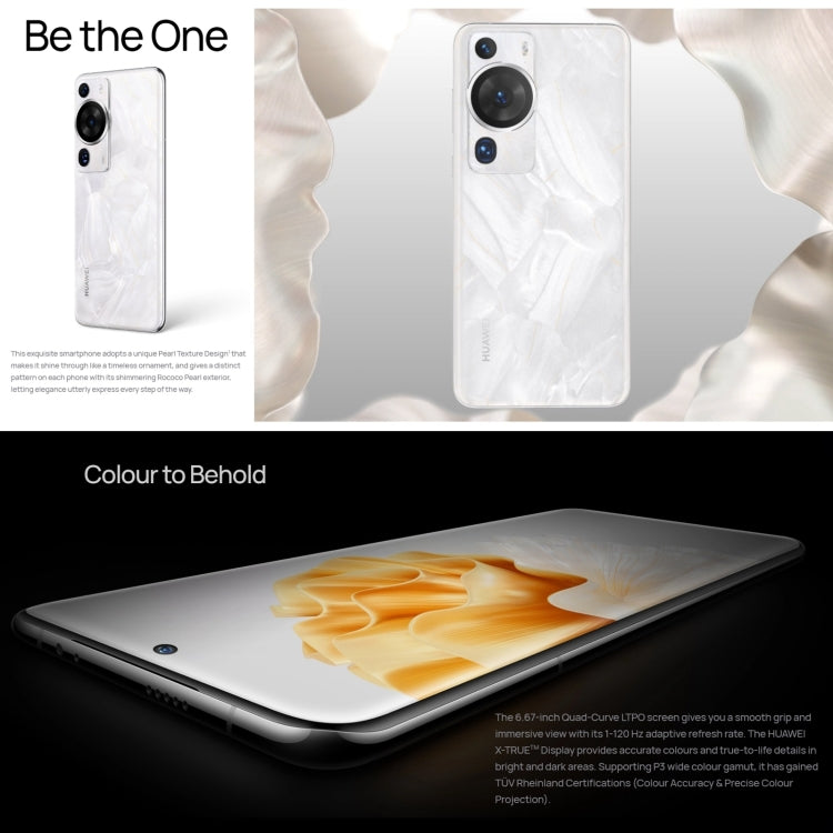 HUAWEI P60 Pro MNA-AL00, 12GB+256GB, 48MP Camera, China Version, Triple Back Cameras, In-screen Fingerprint Identification, 6.67 inch HarmonyOS 3.1 Qualcomm Snapdragon 8+ 4G Octa Core up to 3.2GHz, Network: 4G, OTG, NFC, Not Support Google Play(Black) - Huawei Mate & P by Huawei | Online Shopping UK | buy2fix