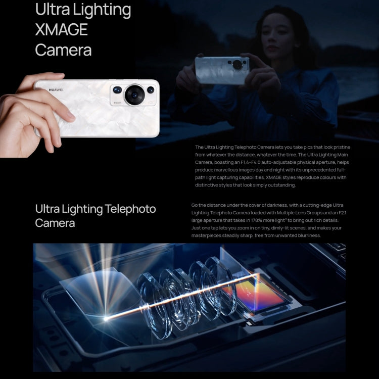 HUAWEI P60 Pro MNA-AL00, 12GB+256GB, 48MP Camera, China Version, Triple Back Cameras, In-screen Fingerprint Identification, 6.67 inch HarmonyOS 3.1 Qualcomm Snapdragon 8+ 4G Octa Core up to 3.2GHz, Network: 4G, OTG, NFC, Not Support Google Play(Black) - Huawei Mate & P by Huawei | Online Shopping UK | buy2fix