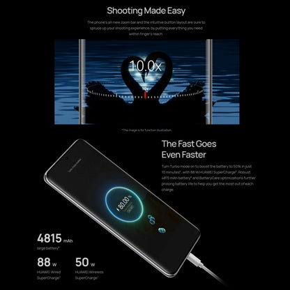 HUAWEI P60 Pro MNA-AL00, 12GB+256GB, 48MP Camera, China Version, Triple Back Cameras, In-screen Fingerprint Identification, 6.67 inch HarmonyOS 3.1 Qualcomm Snapdragon 8+ 4G Octa Core up to 3.2GHz, Network: 4G, OTG, NFC, Not Support Google Play(Black) - Huawei Mate & P by Huawei | Online Shopping UK | buy2fix
