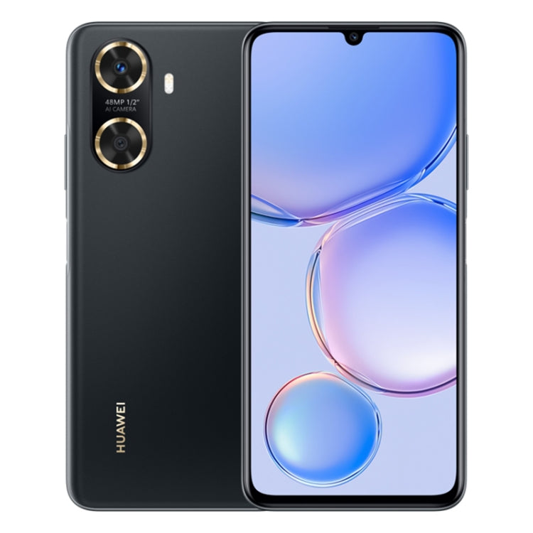 Huawei Enjoy 60 128GB MGA-AL40, 48MP Cameras, China Version, Dual Back Cameras, Face ID & Side Fingerprint Identification, 6000mAh Battery, 6.75 inch HarmonyOS 3.0 Octa Core, Network: 4G, OTG, Not Support Google Play(Black) by Huawei
