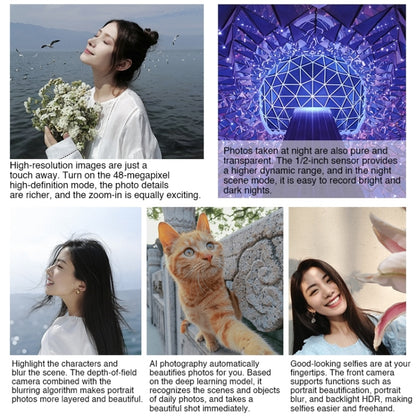 Huawei Enjoy 60 128GB MGA-AL40, 48MP Cameras, China Version, Dual Back Cameras, Face ID & Side Fingerprint Identification, 6000mAh Battery, 6.75 inch HarmonyOS 3.0 Octa Core, Network: 4G, OTG, Not Support Google Play(Black) by Huawei