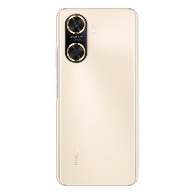 Huawei Enjoy 60 256GB MGA-AL40, 48MP Cameras, China Version, Dual Back Cameras, Face ID & Side Fingerprint Identification, 6000mAh Battery, 6.75 inch HarmonyOS 3.0 Octa Core, Network: 4G, OTG, Not Support Google Play(Gold) by Huawei
