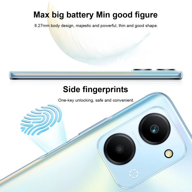 Honor Play7T RKY-AN10, 50MP Camera, 8GB+128GB, China Version, Dual Back Cameras, Side Fingerprint Identification, 6000mAh Battery, 6.74inch Magic UI 6.1 / Android 12  Dimensity 6020 Octa Core, Network: 5G, OTG, Not Support Google Play (Blue) - Honor by HONOR | Online Shopping UK | buy2fix