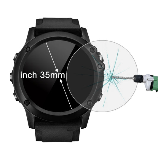 ENKAY Hat-Prince for 35mm Diameter Circular Dial Smart Watch 0.2mm 9H Surface Hardness 2.15D Curved Explosion-proof Tempered Glass Screen Film - Screen Protector by ENKAY | Online Shopping UK | buy2fix