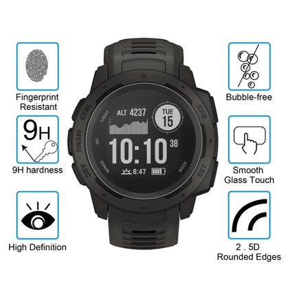 ENKAY Hat-Prince for 42mm Diameter Circular Dial Smart Watch 0.2mm 9H Surface Hardness 2.15D Curved Explosion-proof Tempered Glass Screen Film - Screen Protector by ENKAY | Online Shopping UK | buy2fix