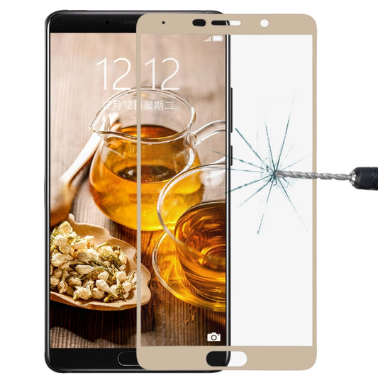 For Huawei  Mate 10 9H Surface Hardness 2.5D Curved Edge HD Explosion-proof Tempered Glass Screen Protector(Gold) - Huawei Tempered Glass by DIYLooks | Online Shopping UK | buy2fix