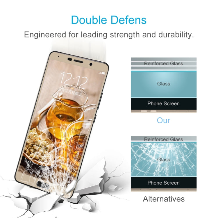For Huawei  Mate 10 9H Surface Hardness 2.5D Curved Edge HD Explosion-proof Tempered Glass Screen Protector(Gold) - Huawei Tempered Glass by DIYLooks | Online Shopping UK | buy2fix