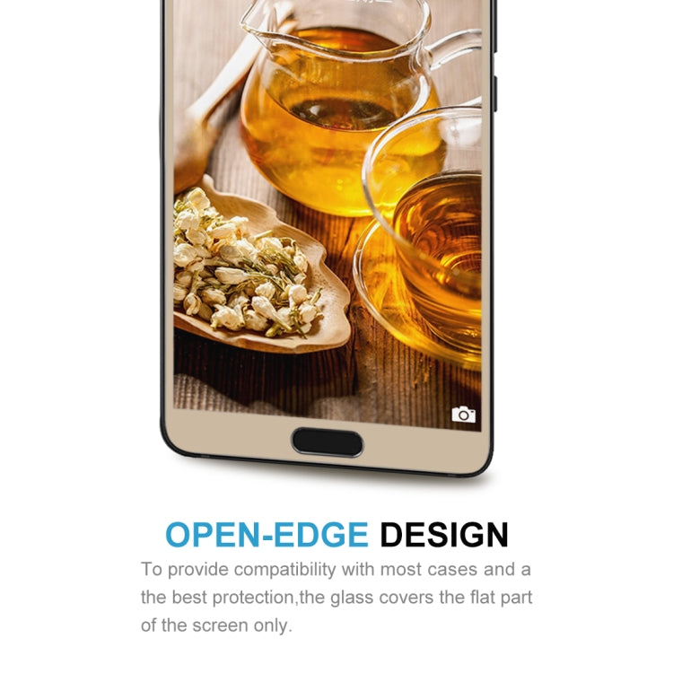 For Huawei  Mate 10 9H Surface Hardness 2.5D Curved Edge HD Explosion-proof Tempered Glass Screen Protector(Gold) - Huawei Tempered Glass by DIYLooks | Online Shopping UK | buy2fix
