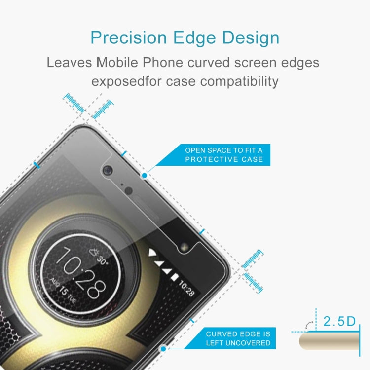 0.26mm 9H 2.5D Tempered Glass Film for Lenovo K8 Plus - For Lenovo by DIYLooks | Online Shopping UK | buy2fix