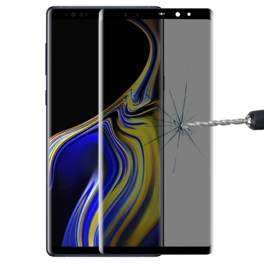 Film en verre trempé anti-espion à couverture complète UV pour Galaxy Note 9