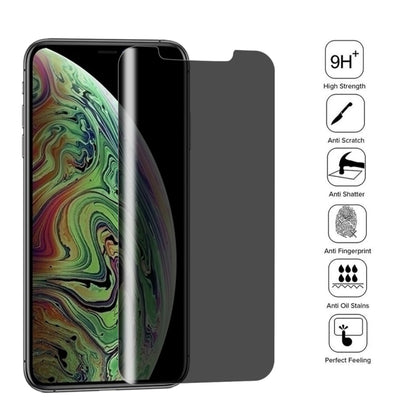 For iPhone XS Max 0.4mm 9H Surface Hardness 180 Degree Privacy Anti Glare Screen Protector - iPhone XS Max Tempered Glass by buy2fix | Online Shopping UK | buy2fix