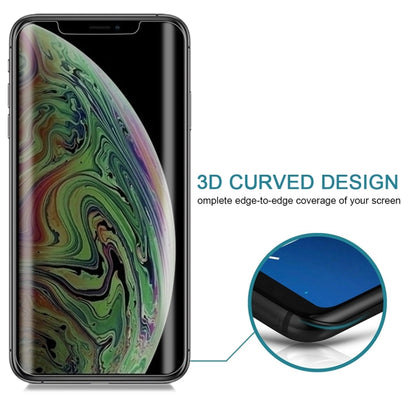 For iPhone XS Max 0.4mm 9H Surface Hardness 180 Degree Privacy Anti Glare Screen Protector - iPhone XS Max Tempered Glass by buy2fix | Online Shopping UK | buy2fix