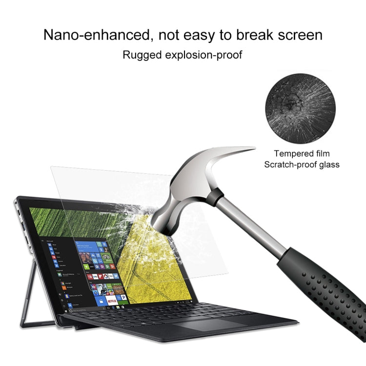 12.5 inch Laptop Universal Screen HD Tempered Glass Protective Film, Size: 27.7 x 15.6cm by buy2fix