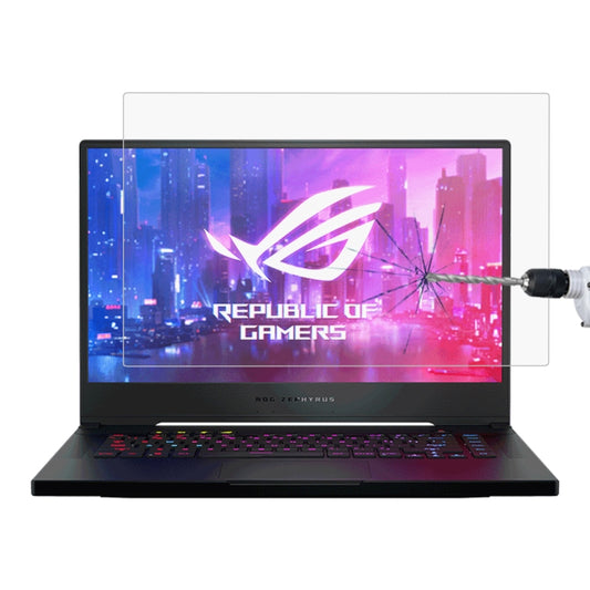 Laptop Screen HD Tempered Glass Protective Film for ASUS ROG Zephyrus M GU502 15.6 inch by buy2fix