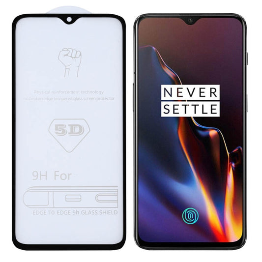 9H 5D Full Glue Full Screen Tempered Glass Film for OnePlus 6T - OnePlus Tempered Glass by buy2fix | Online Shopping UK | buy2fix