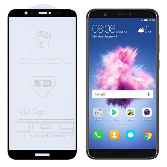 9H 5D Full Glue Full Screen Tempered Glass Film for Huawei Enjoy 7S / P Smart - Huawei Tempered Glass by buy2fix | Online Shopping UK | buy2fix
