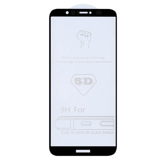 9H 5D Full Glue Full Screen Tempered Glass Film for Huawei Enjoy 7S / P Smart - Huawei Tempered Glass by buy2fix | Online Shopping UK | buy2fix