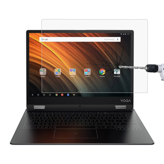 Film De Verre Trempé Plein Écran De Dureté De Surface De 0,4 Mm 9H Pour Lenovo Yoga A12