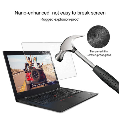 0.4mm 9H Surface Hardness Full Screen Tempered Glass Film for Lenovo ThinkPad L380 13.3 inch - Screen Protection Film by buy2fix | Online Shopping UK | buy2fix