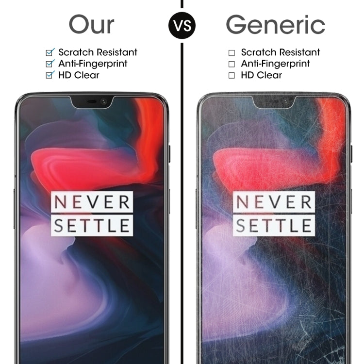10 PCS 0.26mm 9H 2.5D Tempered Glass Film for OnePlus 6 - OnePlus Tempered Glass by buy2fix | Online Shopping UK | buy2fix