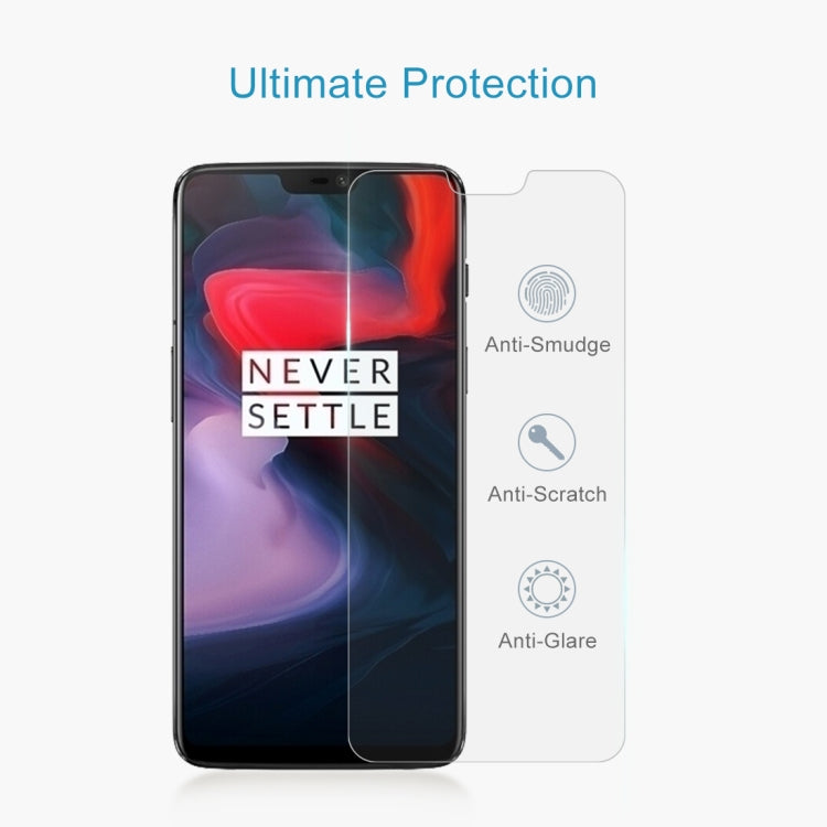 10 PCS 0.26mm 9H 2.5D Tempered Glass Film for OnePlus 6 - OnePlus Tempered Glass by buy2fix | Online Shopping UK | buy2fix