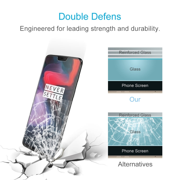 10 PCS 0.26mm 9H 2.5D Tempered Glass Film for OnePlus 6 - OnePlus Tempered Glass by buy2fix | Online Shopping UK | buy2fix
