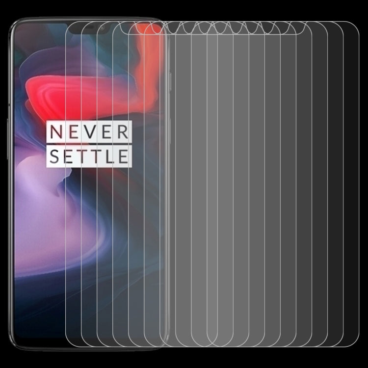 10 PCS 0.26mm 9H 2.5D Tempered Glass Film for OnePlus 6 - OnePlus Tempered Glass by buy2fix | Online Shopping UK | buy2fix