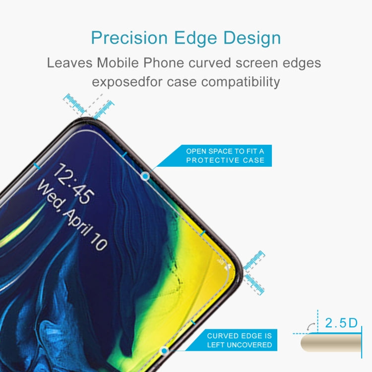 10 PCS 0.26mm 9H 2.5D Tempered Glass Film for Galaxy A80/A90 - Galaxy Tempered Glass by buy2fix | Online Shopping UK | buy2fix