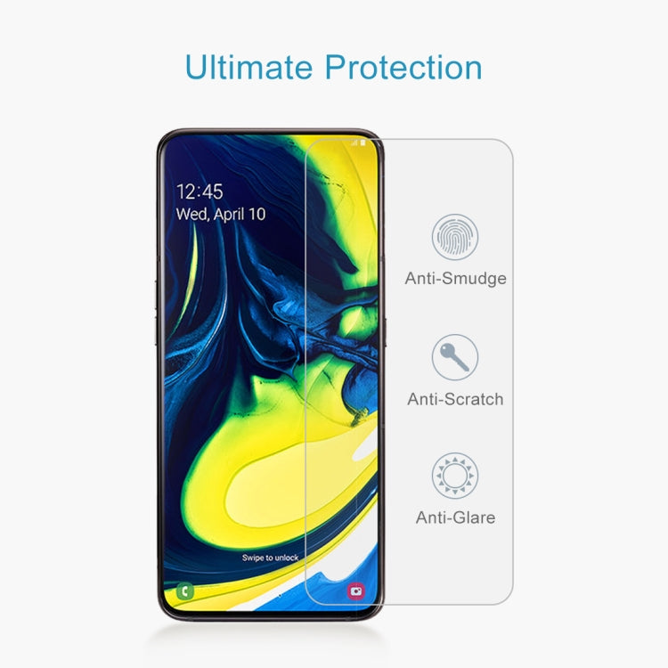 10 PCS 0.26mm 9H 2.5D Tempered Glass Film for Galaxy A80/A90 - Galaxy Tempered Glass by buy2fix | Online Shopping UK | buy2fix
